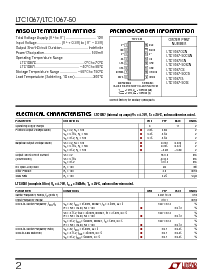 浏览型号LTC1067-50CS的Datasheet PDF文件第2页