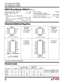 浏览型号LTC1094ACN的Datasheet PDF文件第2页