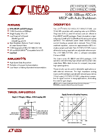 浏览型号LTC1199LCMS8的Datasheet PDF文件第1页