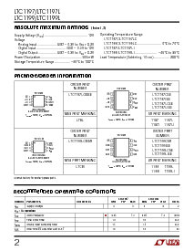 浏览型号LTC1199CS8的Datasheet PDF文件第2页