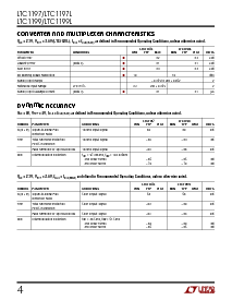 浏览型号LTC1199LCMS8的Datasheet PDF文件第4页