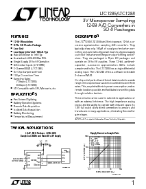 浏览型号LTC1288CN8的Datasheet PDF文件第1页
