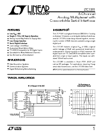 浏览型号LTC1391IS的Datasheet PDF文件第1页