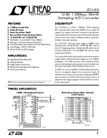 浏览型号LTC1415IG的Datasheet PDF文件第1页