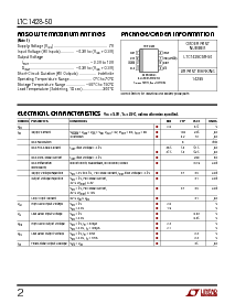 浏览型号LTC1428CS8-50的Datasheet PDF文件第2页