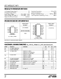 浏览型号LTC1470CS8的Datasheet PDF文件第2页