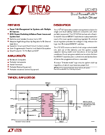 浏览型号LTC1473CGN的Datasheet PDF文件第1页