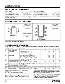 浏览型号LTC1477CS8的Datasheet PDF文件第2页
