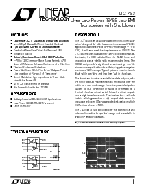 浏览型号LTC1483IS8的Datasheet PDF文件第1页