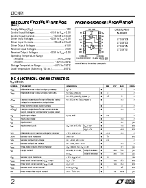 浏览型号LTC491IS的Datasheet PDF文件第2页
