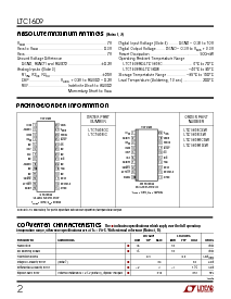 浏览型号LTC1609ISW的Datasheet PDF文件第2页