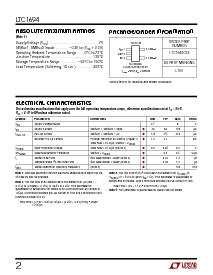 浏览型号LTC1694CS5的Datasheet PDF文件第2页