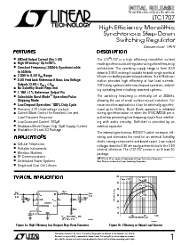 浏览型号LTC1707IS8的Datasheet PDF文件第1页