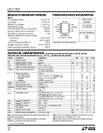 浏览型号LTC1707IS8的Datasheet PDF文件第2页