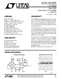 浏览型号LTC2050CS5的Datasheet PDF文件第1页