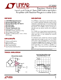 浏览型号LTC2053CMS8的Datasheet PDF文件第1页