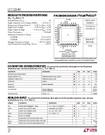 浏览型号LTC2249CUH的Datasheet PDF文件第2页