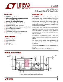 浏览型号LTC3806EDE的Datasheet PDF文件第1页