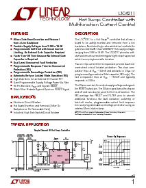 浏览型号LTC4211CMS8的Datasheet PDF文件第1页