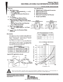 浏览型号THS4131ID的Datasheet PDF文件第1页