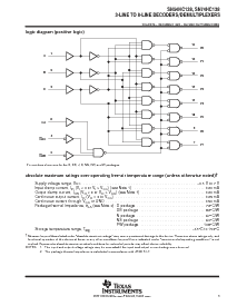浏览型号SN74HC138DRE4的Datasheet PDF文件第3页