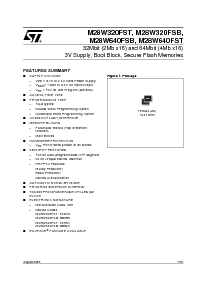 浏览型号M28W320FST70ZA6的Datasheet PDF文件第1页