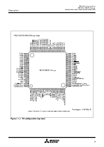 浏览型号M30622MCA-XXXGP的Datasheet PDF文件第3页