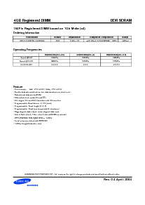 浏览型号M312L5128MT0的Datasheet PDF文件第3页