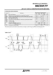 浏览型号M62399P的Datasheet PDF文件第4页