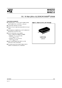 浏览型号M48Z02-150PC6的Datasheet PDF文件第1页