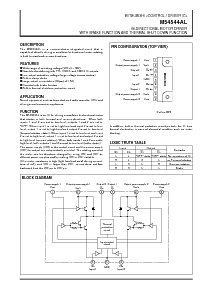 浏览型号M54544AL的Datasheet PDF文件第1页