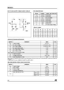 浏览型号M74HC21TTR的Datasheet PDF文件第2页