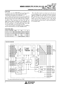 浏览型号M5M51008DVP-70H的Datasheet PDF文件第2页