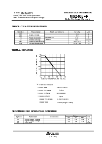 浏览型号M62465FP的Datasheet PDF文件第9页