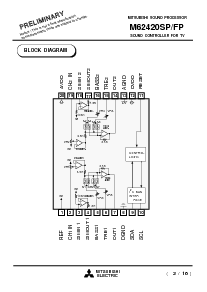 浏览型号M62420的Datasheet PDF文件第2页