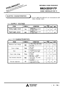 浏览型号M62420的Datasheet PDF文件第6页