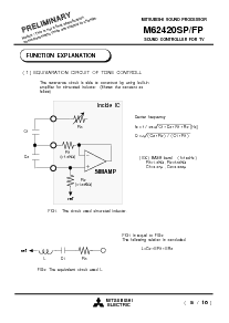 浏览型号M62420的Datasheet PDF文件第8页