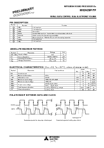 浏览型号M62429FP的Datasheet PDF文件第3页