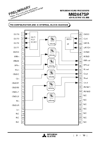 浏览型号M62447SP的Datasheet PDF文件第2页