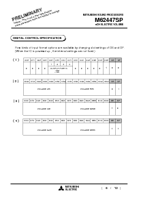 浏览型号M62447SP的Datasheet PDF文件第6页