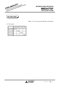 浏览型号M62447SP的Datasheet PDF文件第7页