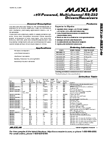 浏览型号MAX232EPE的Datasheet PDF文件第1页