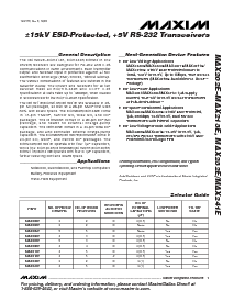 浏览型号MAX232EC/D的Datasheet PDF文件第1页