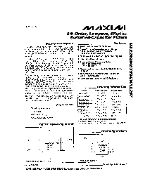 浏览型号MAX293C/D的Datasheet PDF文件第1页