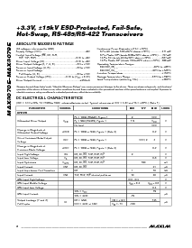 浏览型号MAX3073EESD的Datasheet PDF文件第2页