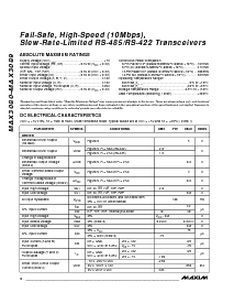 浏览型号MAX3087CSA的Datasheet PDF文件第2页