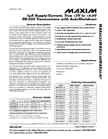 浏览型号MAX3221CAE的Datasheet PDF文件第1页