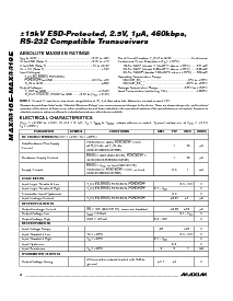 浏览型号MAX3316EUP的Datasheet PDF文件第2页