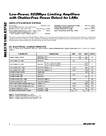 浏览型号MAX3761EEP的Datasheet PDF文件第2页