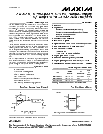 浏览型号MAX4018ESD的Datasheet PDF文件第1页